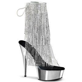 Pleaser DELIGHT-1017RSF Clear-Silver/Silver Chrome EU-41...