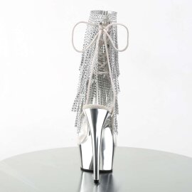 Pleaser DELIGHT-1017RSF Clear-Silver/Silver Chrome EU-37 / US-7