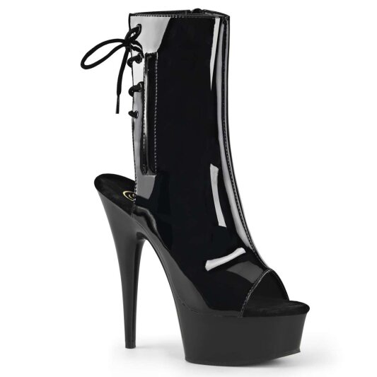 Pleaser DELIGHT-1018 Black Patent/Black EU-35 / US-5