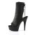 Pleaser DELIGHT-1018 Black Faux Leather/Black EU-36 / US-6