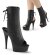 Pleaser DELIGHT-1018 Black Faux Leather/Black EU-37 / US-7