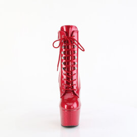 Pleaser ADORE-1020GP Platform Ankle Boots Patent Glitter...