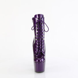 Pleaser ADORE-1020GP Platform Ankle Boots Patent Glitter...