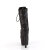 Pleaser ADORE-1040SPF Platform Ankle Boots Fabric Snake Print Black