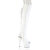 Pleaser ADORE-3019HWR Platform Overknee Boots Hologram White