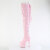 Pleaser ADORE-3063 Platform Overknee Boots Patent Glitter Pink