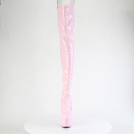 Pleaser ADORE-3850 Platform Overknee Boots Patent Glitter...