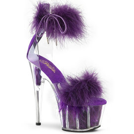 Pleaser ADORE-724F Platform Sandalettes Clear Purple