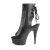 Pleaser DELIGHT-1018MMG Black Faux Leather/Black Matte EU-41 / US-11