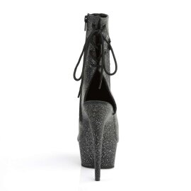 Pleaser DELIGHT-1018MMG Black Faux Leather/Black Matte EU-38 / US-8