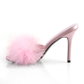 Fabulicious CLASSIQUE-01F Mules Faux Leather Pink