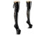 Pleaser CRAZE-3050 Platform Overknee Boots Patent Black