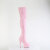 Pleaser DELIGHT-3000HWR Platform Overknee Boots Patent Pink