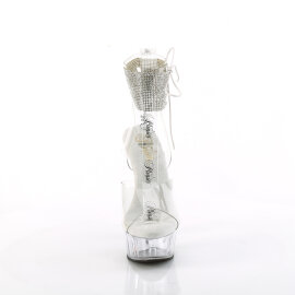 Pleaser DELIGHT-691-2RS Platform Sandalettes Clear...