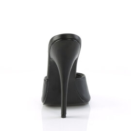 Devious DOMINA-101 Mules Faux Leather Black