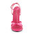 Devious DOMINA-108 Sandalettes Patent Pink