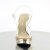 Fabulicious ELEGANT-408 Platform Sandalettes Chrome Clear Gold