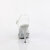 Fabulicious ELEGANT-408 Platform Sandalettes Clear Rhinestones Transparent
