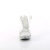 Fabulicious ELEGANT-408ABRS Platform Sandalettes Clear Rhinestones Transparent