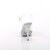 Fabulicious ELEGANT-408ABRS Platform Sandalettes Clear Rhinestones Transparent