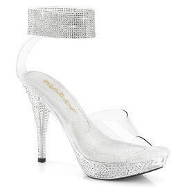 Fabulicious ELEGANT-442 Platform Sandalettes Clear