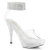 Fabulicious ELEGANT-442 Platform Sandalettes Clear