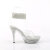 Fabulicious ELEGANT-442 Platform Sandalettes Clear