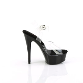 Pleaser EXCITE-608 Platform Sandalettes Clear