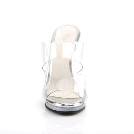 Fabulicious FLAIR-402 Mules Clear