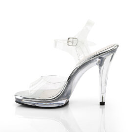 Fabulicious FLAIR-408 Sandalettes Clear