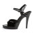 Fabulicious FLAIR-409 Sandalettes Patent Black