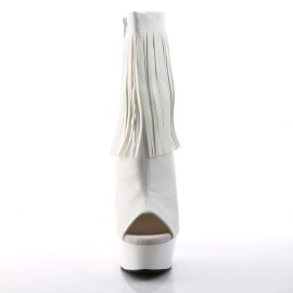Pleaser DELIGHT-1019 White Faux Leather/White EU-35 / US-5