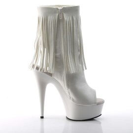 Pleaser DELIGHT-1019 White Faux Leather/White EU-35 / US-5