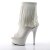 Pleaser DELIGHT-1019 White Faux Leather/White EU-35 / US-5