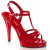 Fabulicious FLAIR-420 Sandalettes Patent Red
