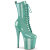 Pleaser FLAMINGO-1040GP Platform Ankle Boots Patent Glitter Turquoise
