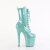 Pleaser FLAMINGO-1040GP Platform Ankle Boots Patent Glitter Turquoise