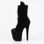 Pleaser FLAMINGO-1045VEL Platform Ankle Boots Velvet Black