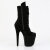 Pleaser FLAMINGO-1045VEL Platform Ankle Boots Velvet Black