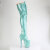 Pleaser FLAMINGO-3020GP Platform Overknee Boots Patent Glitter Turquoise