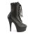 Pleaser DELIGHT-1020 Black Leather/Black EU-35 / US-5