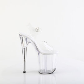 Pleaser FLAMINGO-808VL Platform Sandalettes Clear