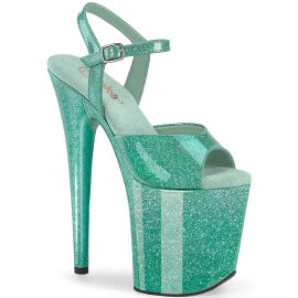 Pleaser FLAMINGO-809GP Platform Sandalettes Patent...