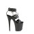 Pleaser FLAMINGO-861 Platform Sandalettes Clear Black