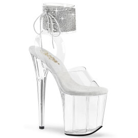 Pleaser FLAMINGO-891-2RS Platform Sandalettes Clear...