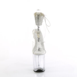 Pleaser FLAMINGO-891-2RS Platform Sandalettes Clear...