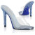 Fabulicious GALA-01DMM Mules Clear Rhinestones Blue