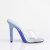 Fabulicious GALA-01DMM Mules Clear Rhinestones Blue