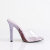 Fabulicious GALA-01DMM Mules Clear Rhinestones Purple