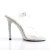 Fabulicious GALA-08DM Sandalettes Clear Rhinestones Transparent Silver